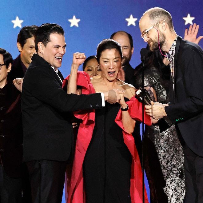 Everything Everywhere All at Once Cast, Michelle Yeoh, Critics Choice Awards 2023